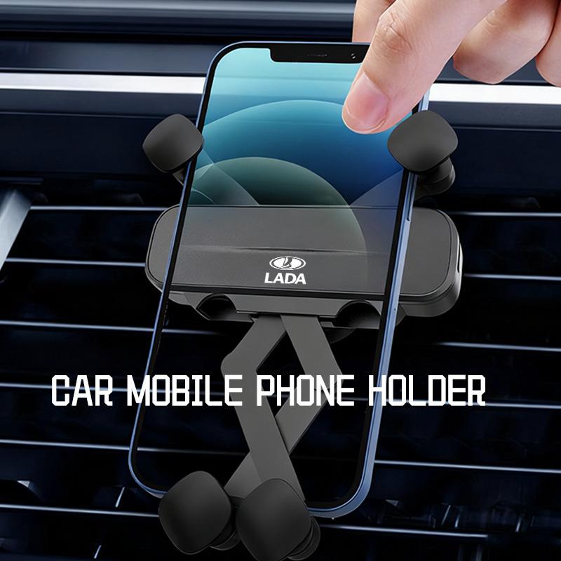 AWT1 Car Phone Holder Cellphone Bracket Air Vent Mount GPS Bracket For Lada Niva Vesta 4X4 Largus Priora Granta Samara Kalina