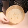 Non-Stick Disposable Round Baking Paper, 50PCS, Air Fryer Parchment Paper Liners, Food Oven Kitchen Tray, Barbecue Plate