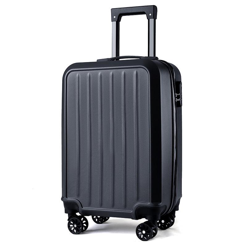 20-Inch Solid Color Suitcase with Logo Printing, Universal Wheels & Combination Lock