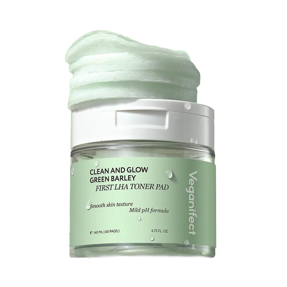 veganifect Green Barley LHA Toner Pad 60 Pads