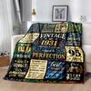 95th Birthday Celebration Blanket Soft Warm Cozy Perfect for Office Chair Picnics for All Occasions Playful Design