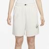 Nike Sportswear Swoosh Logo Patch High-Waisted Straight Fit Breathable Retro Shorts Women Bottoms Off-White DM6750-030