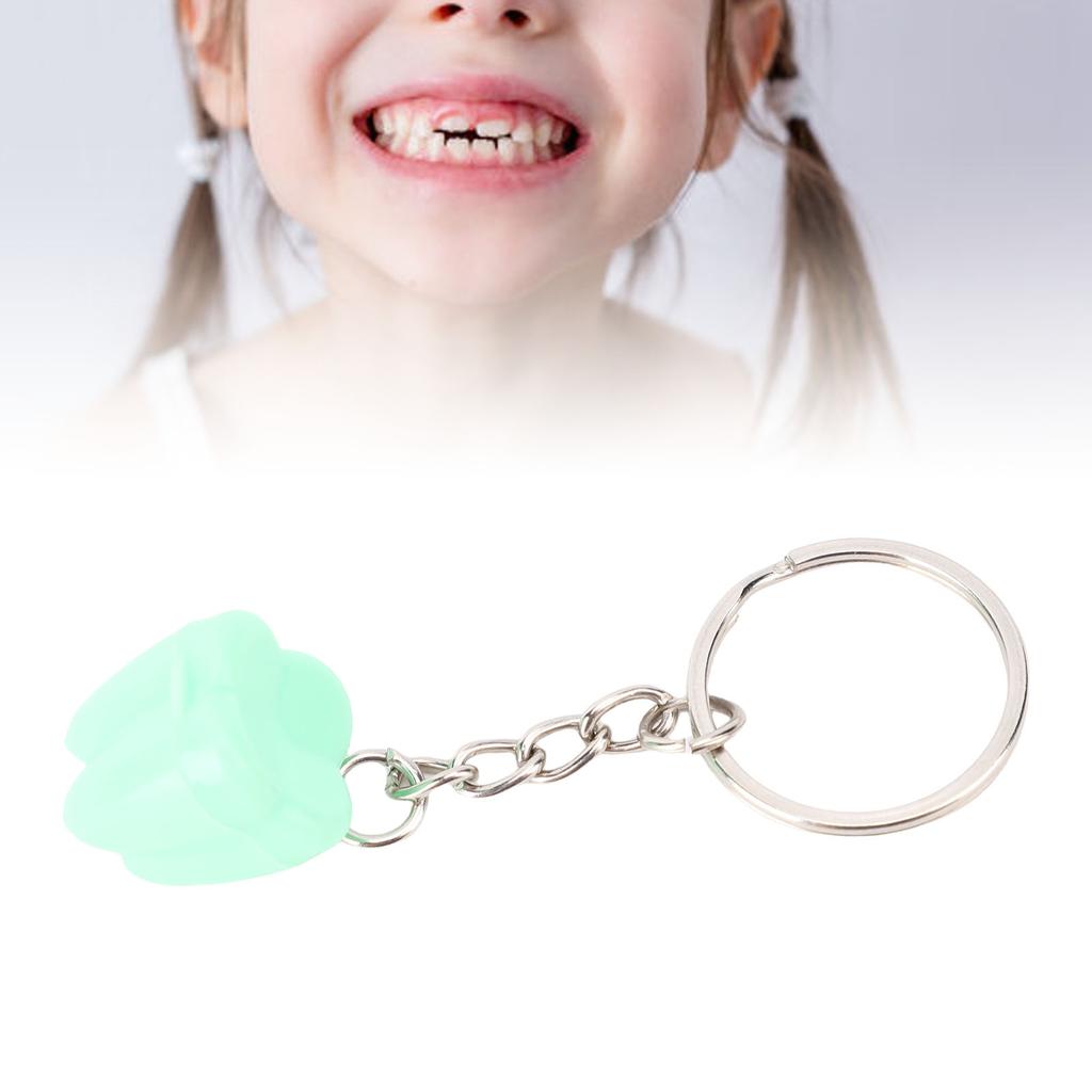 20pcs Baby Teeth Box Keychain Tooth Case Portable Milk Teeth Holder for Kids