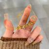 New Broken Ice Five Emperor Coin Wealth Attraction Necklace for Women, Sparkling Exquisite and Versatile New Year's Clavicle Chain