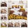 Bed Three-Piece Animal Cow Kit Fur Texture Quilt Cover Two-Piece Bedroom