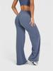 Damen Mid-Waist Superweiche Straight-Leg Yogahose