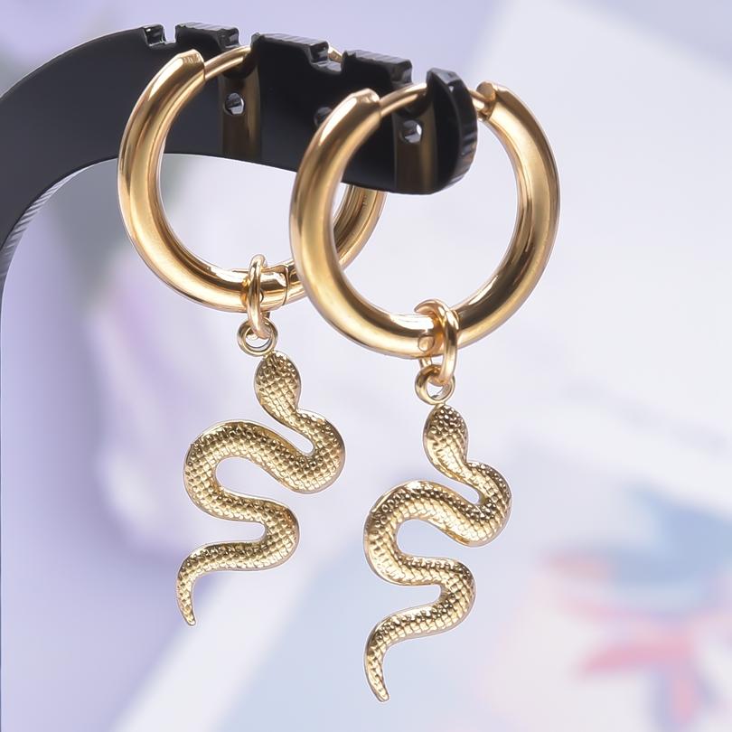High Quality Aretes Stainless Steel Earrings For Women Men Punk Accessories Ear Piercing Fashion Kpop Jewelry Pendientes Mujer