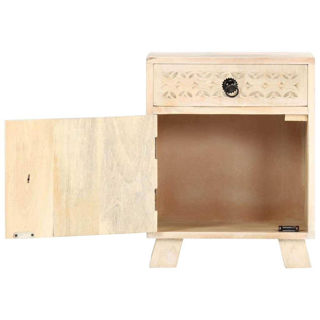 Nightstand 40 x 30 x 50 cm Solid Mango Wood