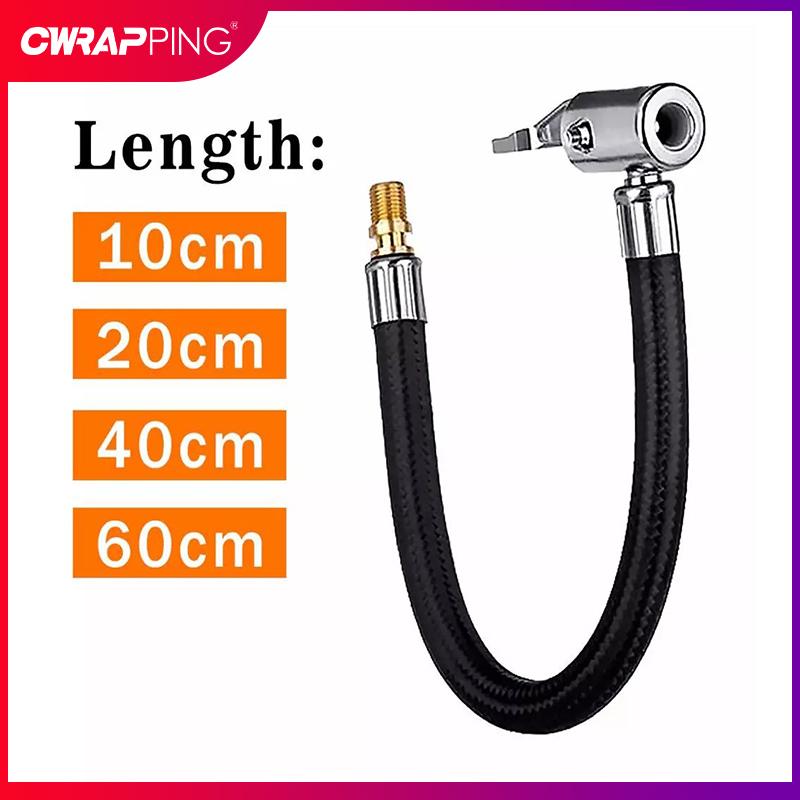 Car Tire Inflator Hose Portable Inflatable Pump Car Tire Inflator Connection 300PSI High Pressure Tyre Air Hose Repair Car Tools