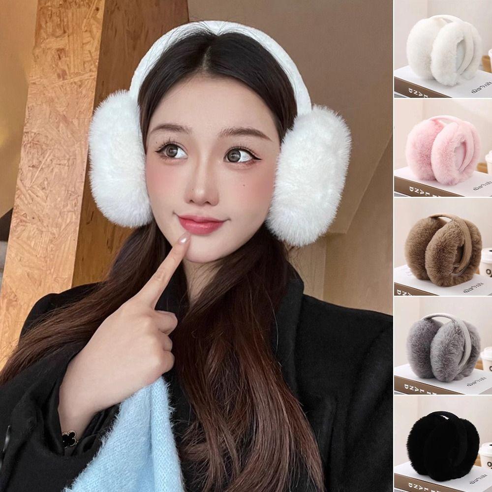 Foldable Warmth Eartips Adjustable Ear Covers Cute Warm Ear Cushions  Male Female