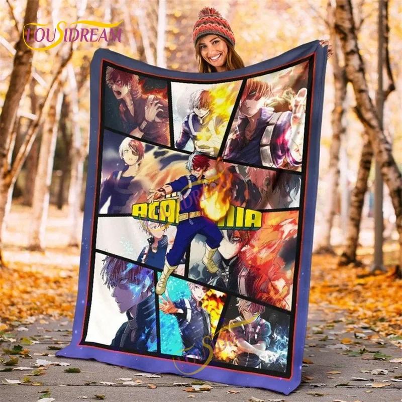 Katsuki Bakugo My Hero Academia Flanelldecke Midoriya Izuku Schlafsofa Plüsch Anime Merch Shoto Todoroki Manga Bettwäsche Decke