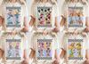 Comfort Colors Mickey & Friends Checkered Shirt, Retro Disney Characters Tee, Magic Kingdom Family Vacation, Disneyland Trip 2026 Shirt