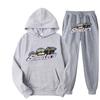 Unisex Trapstar Red & Black Tiger Head Hoodie and Sweatpants Set