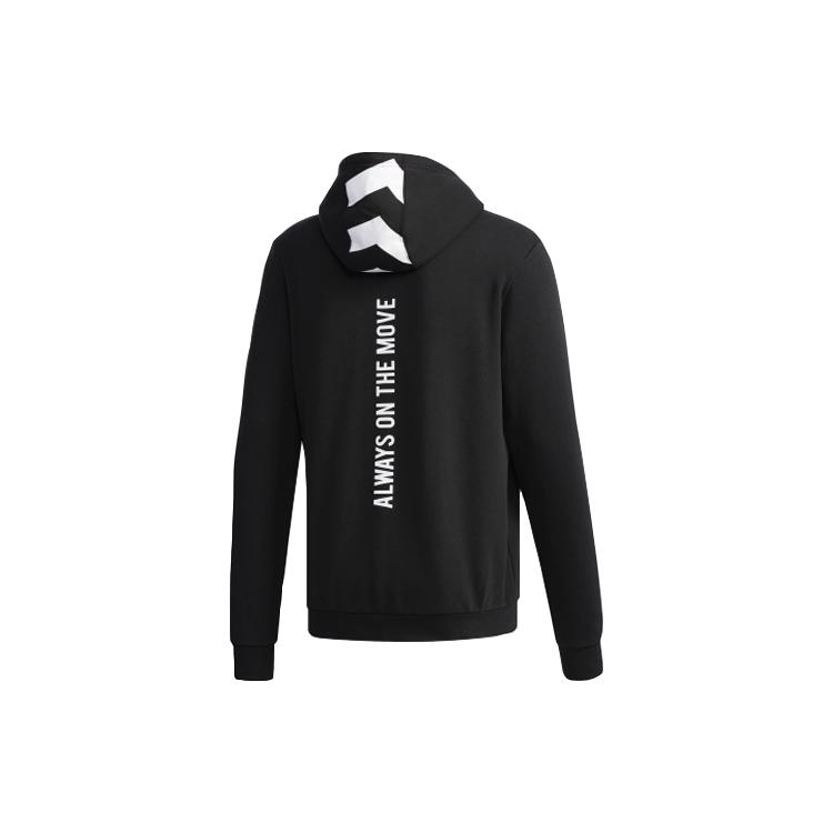 Adidas Neo Sweatshirts Men's Black Hooded Moderate Regular DW8182