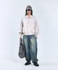 Standarderror 87-Stan058 Raglan Leather Blouson Jacket Ivory