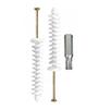 Screw Anchor Dowels for Styrofoam 125 Mm + 20 Screws + Bit