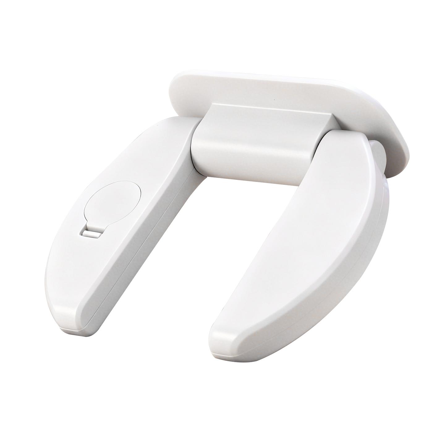 Universal door handle lock Child baby safety lock Anti-rotating professional door bonding safety lock multifunction Hide Button