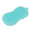 Body Bath Brush Soft Silicone Double Sided Exfoliates Dead Skin Promote Circulation Shower Massage Brush