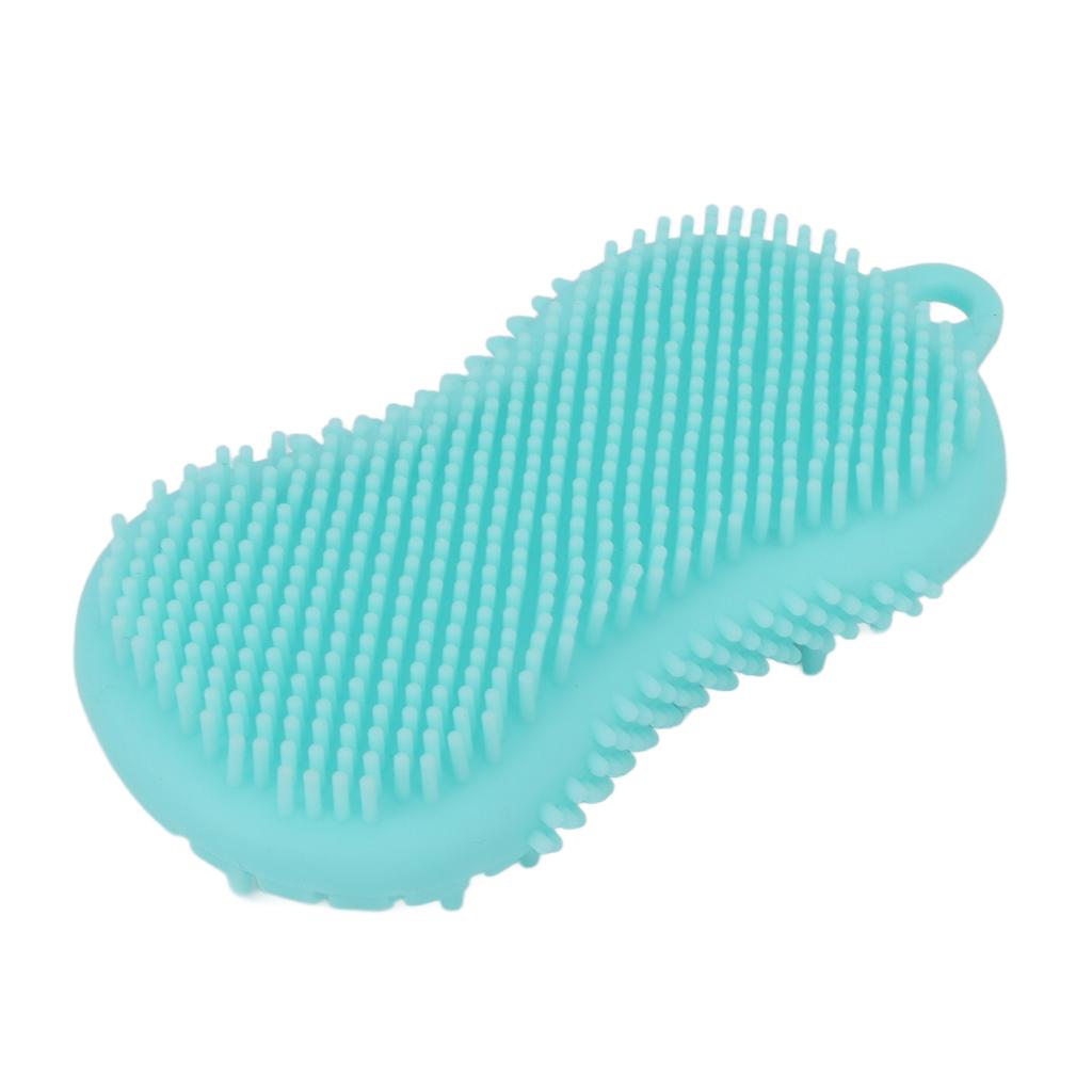 Body Bath Brush Soft Silicone Double Sided Exfoliates Dead Skin Promote Circulation Shower Massage Brush