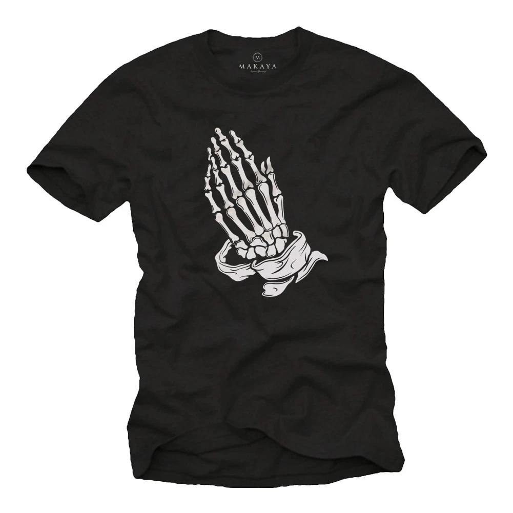 ROCKER MENS T shirt WITH PRAYING HANDS - SHORT SLEEVE BAD RELIGION MUSIC TEE 4XL