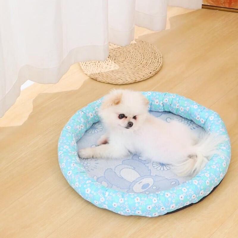 Yunxiaoshi Round Pet Cooling Mat for Cats & Small Dogs