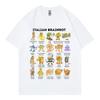 Funny Italian Brainrot Meme Tshirt Men Women Clothing Fashion Cartoon Short Sleeve T Shirt Summer Casual Loose Cotton Tshirts