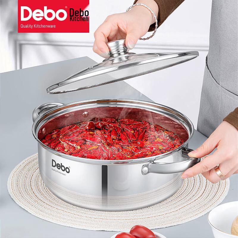 Debo Belly 304 Stainless Steel Hotpot Soup Pot