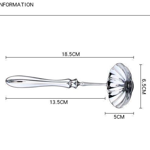 

Stainless steel spoon eating spoon mirror light high-end European soup spoon large small male