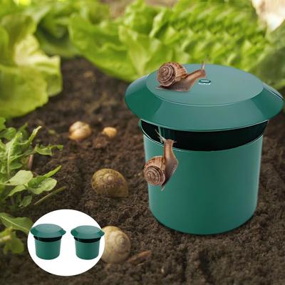 10/1x Garden Slug House Farm Protector Plastic Snail Trap Catcher Vegetable Plants Farm Protector Trap Pests Catcher Boxes Tools