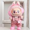 15/17Cm For Labubu Clothes Dolls Sitting Party 1St 2Nd 3Rd Headphones Overalls Shoes Set Apparel Accessories Lovely Outfit Gift