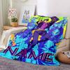 Customiz Name Personality JoJo's Bizarre Adventure  Blanket Soft &Warm Sofa Office Bed Travel Lunch Break Blanket, Gift Suitable All Seasons