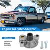 Motoforti No.19299222/839049 Engine Oil Filter Adapter Spin On for GMC for Chevy C1500 94-99 for Chevy 283 305 327 350 383 396 427 454 SBC Small