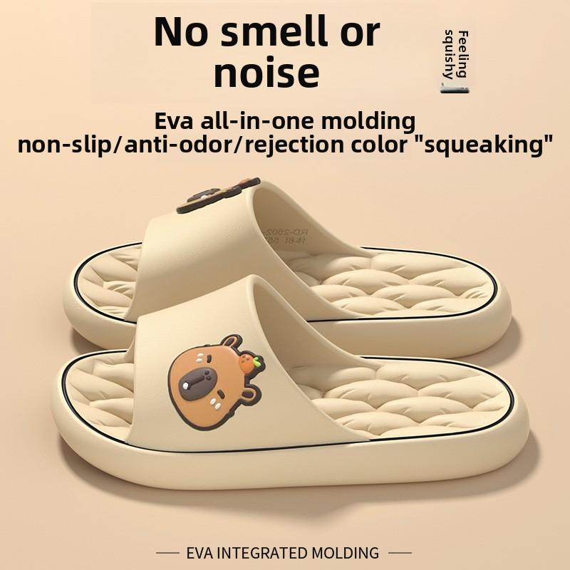 

Милые тапочки Coal Ball для женщин на лето, новый противоскользящий дизайн для ношения на открытом воздухе, для дома в помещении, крутые тапочки для мужчин 42-43