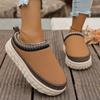 Fashion New Autumn and Winter Women's Snow Boots with One-piece Fur, Short Top, Fleece and Thickened Warm Cotton Shoes