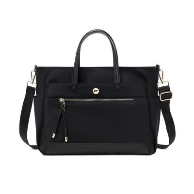 SHCER Business Tote Lightweight and Large Fits Multiple Storage Perfect for Job and Formal Occasions Women's 2-Way Bag, Stylish, Capacity, A4/14-inch