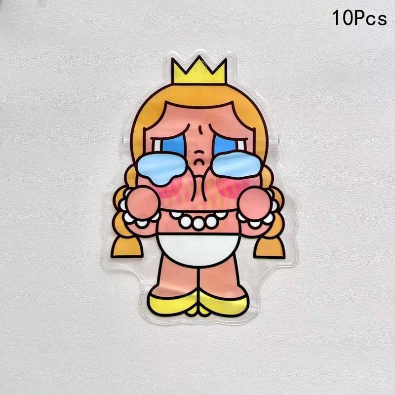 

10Pcs Cartoon Crying Baby Ziplock Bag Special-Shaped Packaging Bags Snacks, Biscuits And Candy Storge Bags Thickened Bag