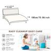 Bedhead Protective Cover, Dirt Proof, High Elasticity, Easy To Install, Universal Bedside Cover for All Seasons, Bedside Cover
