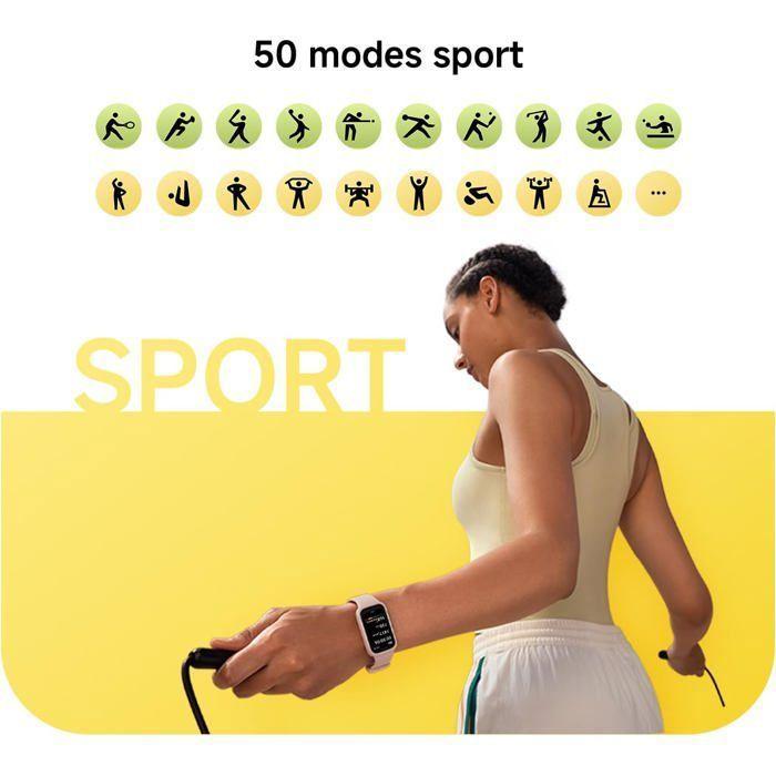 XIAOMI - Bracelet connecté - Smart Band 9 Active - Vert - Étanchéité 5 ATM - Autonomie 14 jours