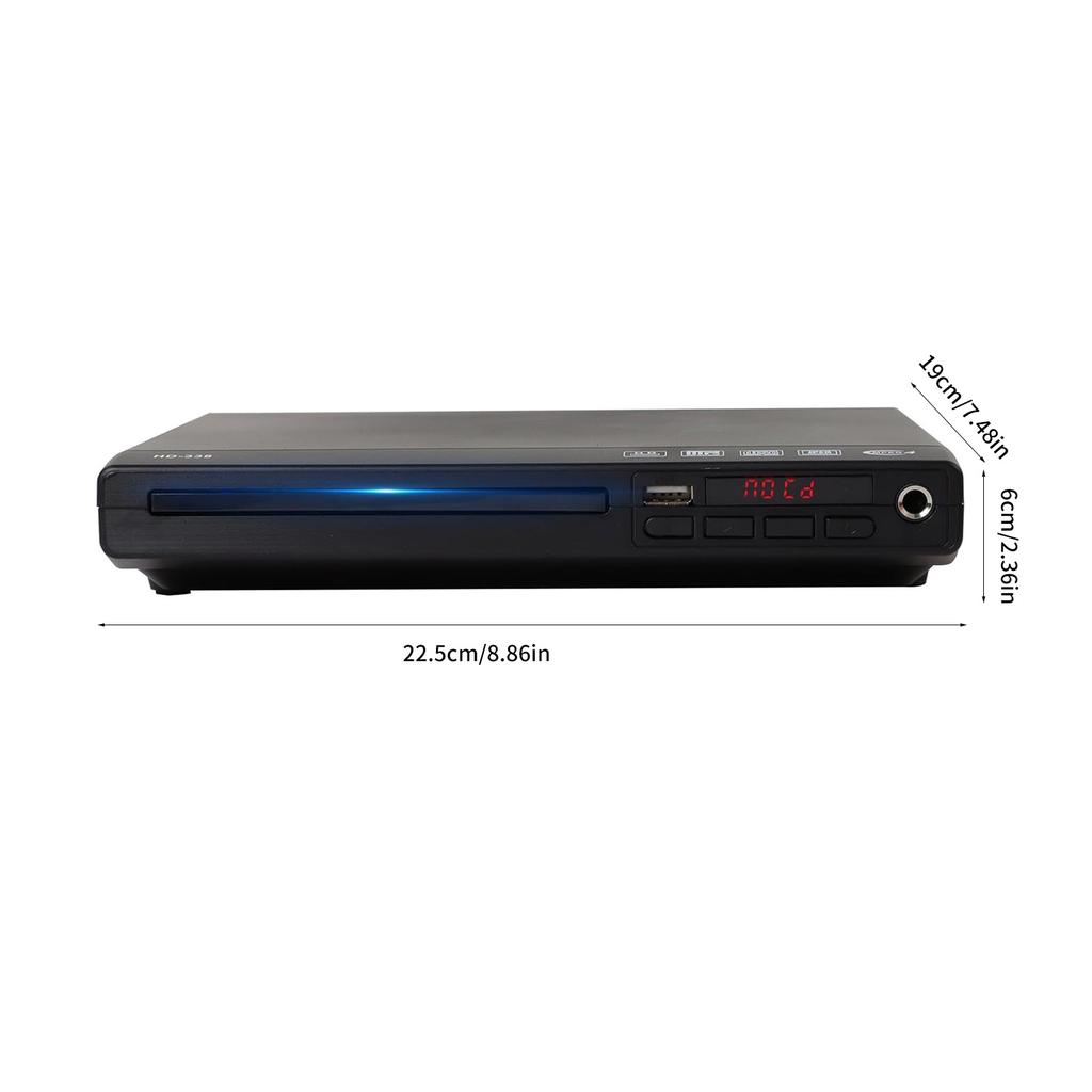 Home Multi Region 1080P Disc Player Multimedia Digital TV Disc Player Support Disc MP3 MP4 VCD Home Theater Use