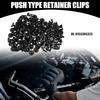 Partuto Push Type Retainer Clips No.0155305323 - Fastener Rivet Kit for Car Inner Bumper Door Fender - Fits Nissan Frontier 2005-2019 Plastic Bla