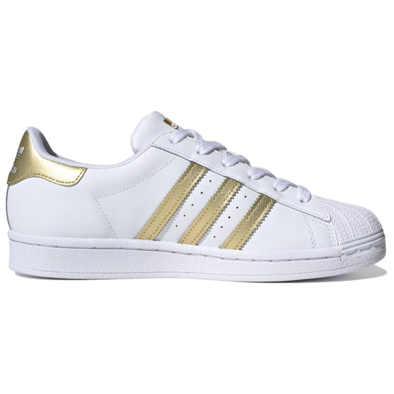 Adidas Women's Superstar 'White Gold Metallic' Women's Sneakers FX7483