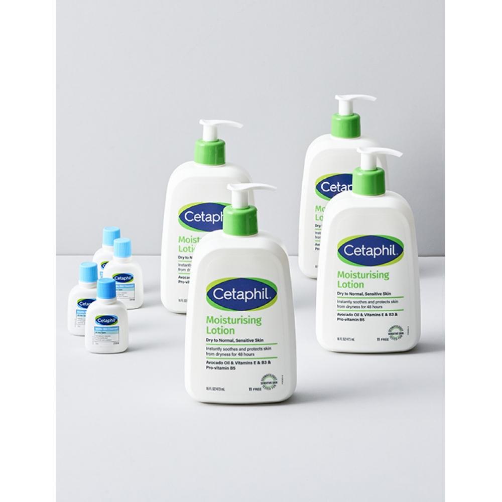 Cetaphil Moisturizing Hypoallergenic Highly Moisturizing Lotion 473ml Set Of 4  + Get 4 29ml Gentle Skin Cleansers