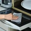 Double-Sided / Single-Sided Silver Fabric Dishcloth Dish Towel Absorbent Non-Stick Oil Dish Rag Housework Cleaning Oil Removal Kitchen Cleaning