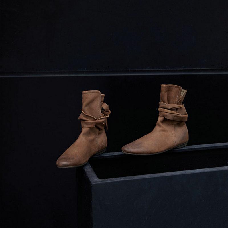 Fashion 2026 Autumn Winter Soft Leather Split toe Tabi Women Ankle Boots Fashion Zip Thick High heels Chelsea Chunky Shoes Short Booties