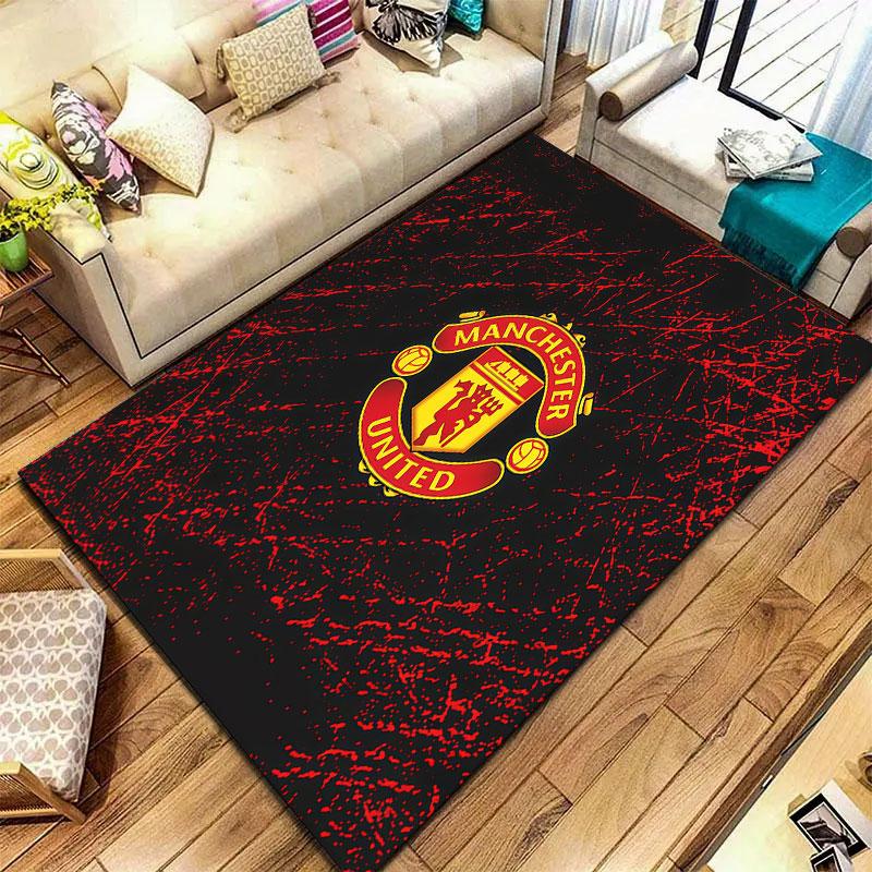 Manchester United F Carpet Rug for Living Room Bedroom Home Sofa Decoration,Kids play Non-slip Floor Mat