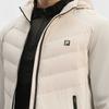 Men's Jacket FILA Fitness Down Jacket Men's Milk Tea