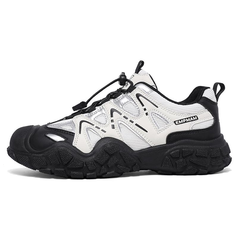 Outdoor Hiking Shoes Men Anti-slip Low-top Sports Shoes Men Comfortable Flat-bottomed Soft Breathable Casual Sneakers Shoes
