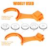2Pcs 3/4inch RV Sewer Fitting Wrench Set Plastic RV Sewer Hose Connection Wrench Multi-purpose Sewer Covers
