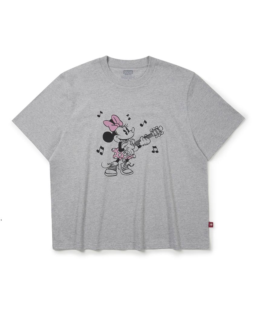 DISCUS ATHLETIC 2025 Pentaport Minnie Mouse T-Shirt Melange Grey