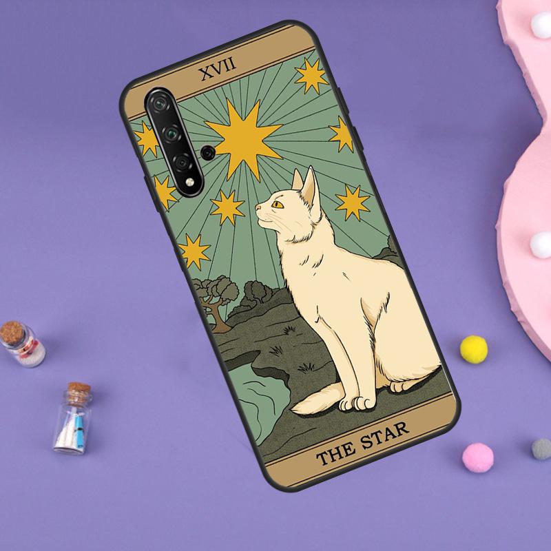 Cats Tarot Witchcraft For Huawei Nova 5T 9 10 SE 7i 8i 11i 12i Y60 Y61 Y70 Y72 Y73 Y90 Y91 P20 P40 P30 Lite Case